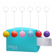 Kit de Bolinhas de Pompoar e Gin�stica �ntima Peridell � 6 bolinhas de 30 a 130g